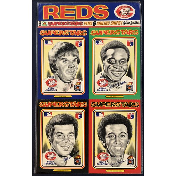 1976 LINNETT BASEBALL SUPERSTARS - CINCINNATI REDS PACK