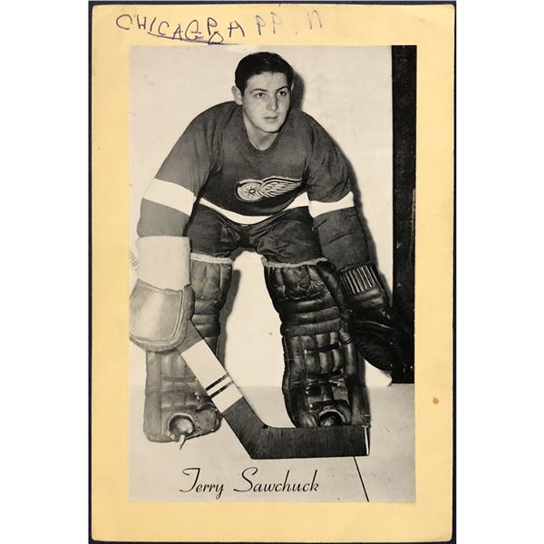1944-63 BEEHIVE GROUP II HOCKEY - TERRY SAWCHUK (HOF)
