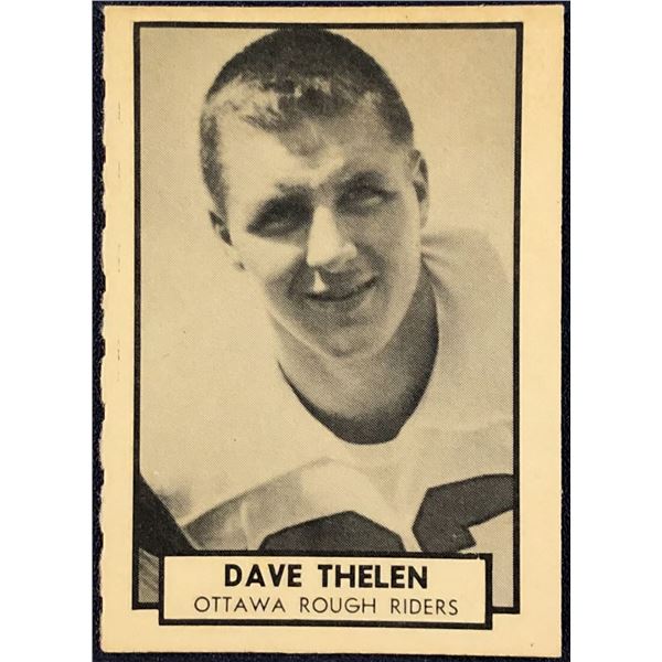 1962 O-PEE-CHEE CFL - DAVE THELEN (HOF)