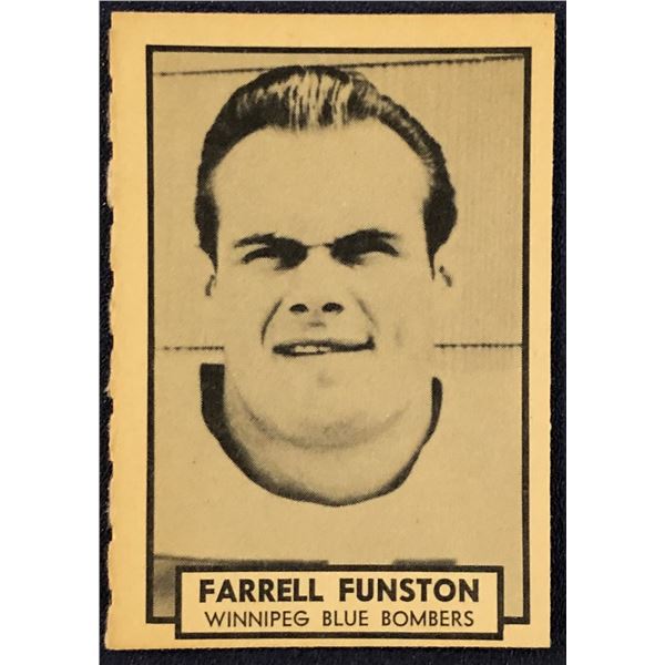 1962 O-PEE-CHEE CFL - FARRELL FUNSTON