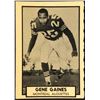 Image 1 : 1962 O-PEE-CHEE CFL - GENE GAINES (HOF) ROOKIE CARD