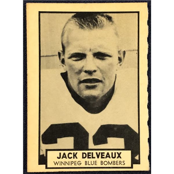 1962 O-PEE-CHEE CFL - JACK DELVEAUX
