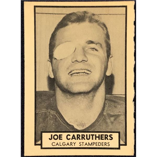 1962 O-PEE-CHEE CFL - JOE CARRUTHERS