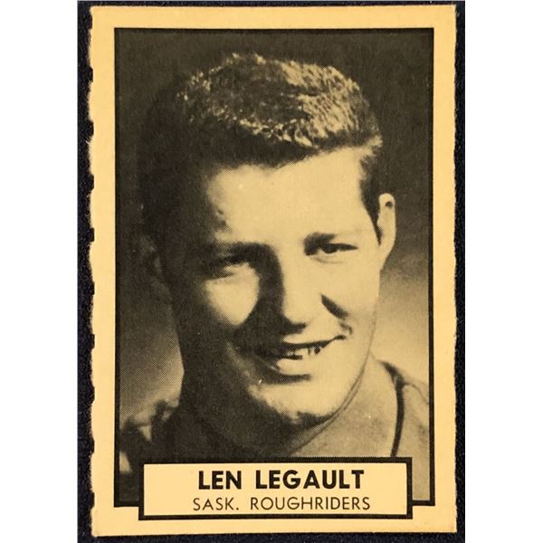 1962 O-PEE-CHEE CFL - LEN LEGAULT