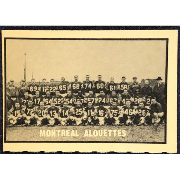 1962 O-PEE-CHEE CFL - MONTREAL ALOUETTES