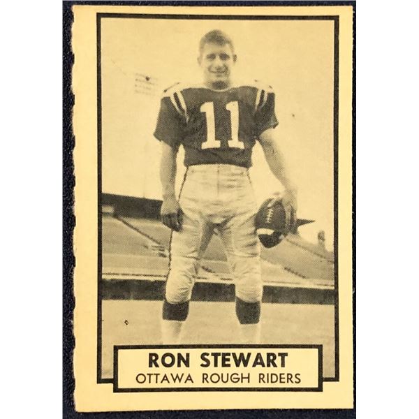 1962 O-PEE-CHEE CFL - RON STEWART (HOF)