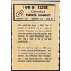 Image 2 : 1962 O-PEE-CHEE CFL TOBIN ROTE (HOF)