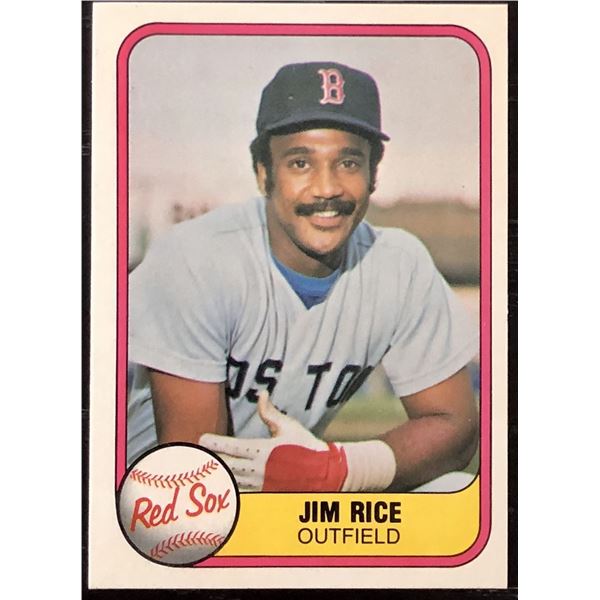 1981 FLEER JIM RICE
