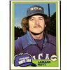 Image 1 : 1981 TOPPS LAMARR HOYT ROOKIE CARD