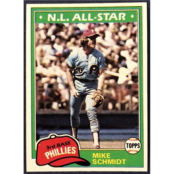 1981 TOPPS MIKE SCHMIDT (HOF)