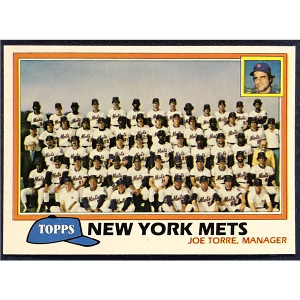 1981 TOPPS NEW YORK METS