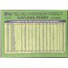 Image 2 : 1982 TOPPS GAYLORD PERRY (HOF)