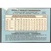 Image 2 : 1986 LEAF RICKEY HENDERSON (HOF)