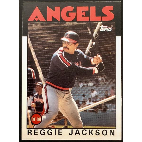 1986 TOPPS REGGIE JACKSON (HOF)