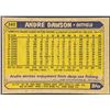 Image 2 : 1987 TOPPS ANDRE DAWSON (HOF)