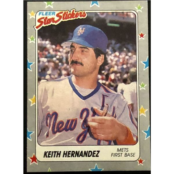 1988 FLEER KEITH HERNANDEZ (HOF)