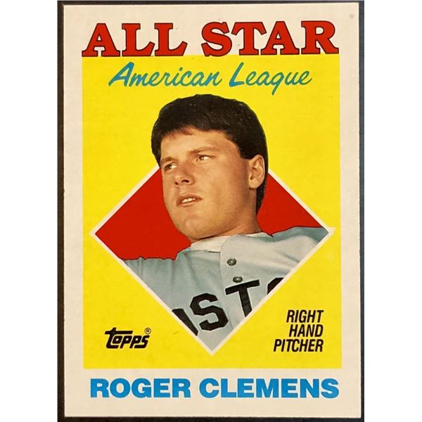 1988 TOPPS ROGER CLEMENS