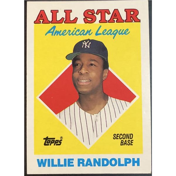 1988 TOPPS WILLIE RANDOLPH