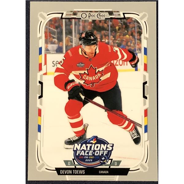 2025-26 O-PEE-CHEE 4 NATIONS FACE-OFF DEVON TOEWS