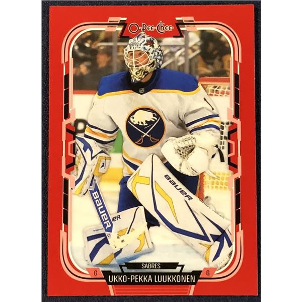 2025-26 O-PEE-CHEE RED BORDER PARALLEL UKKO-PEKKA LUUKKONEN