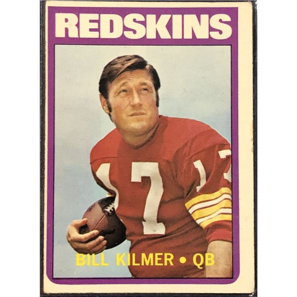 1972 TOPPS NFL BILLY KILMER