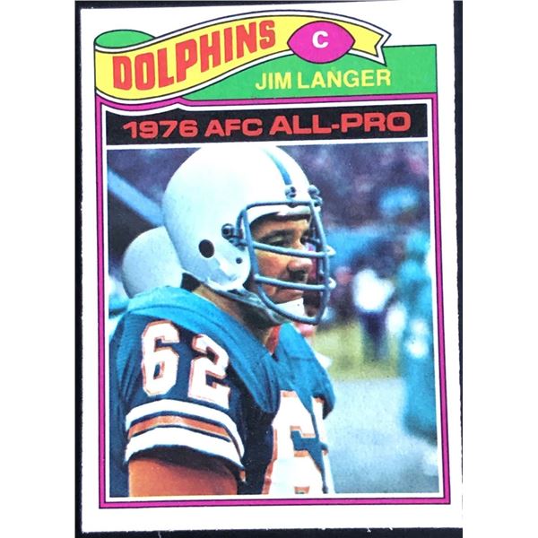 1977 TOPPS JIM LANGER (HOF)