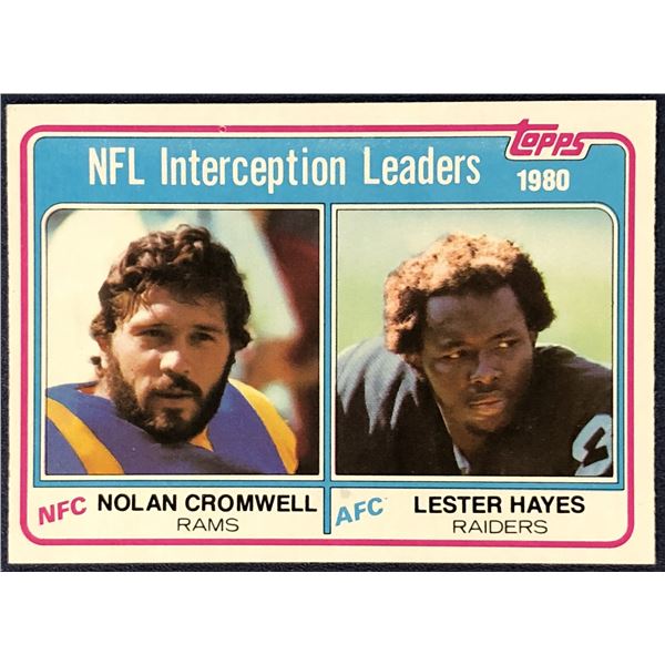 1981 TOPPS NFL FOOTBALL LESTER HAYES