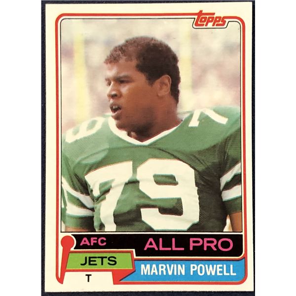 1981 TOPPS NFL FOOTBALL MARVIN POWELL