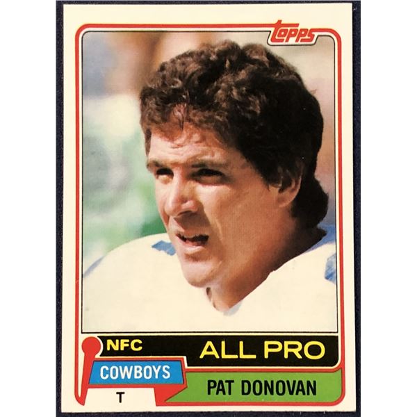 1981 TOPPS NFL FOOTBALL PAT DONOVAN