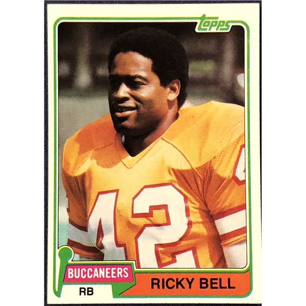 1981 TOPPS NFL FOOTBALL RICKY BELL