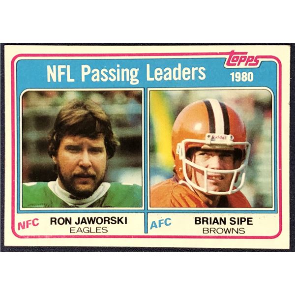 1981 TOPPS NFL FOOTBALL RON JAWORSKI