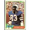 Image 1 : 1981 TOPPS NFL FOOTBALL SHERMAN WHITE