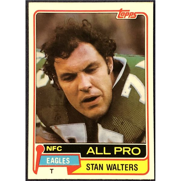 1981 TOPPS NFL FOOTBALL STAN WALTERS