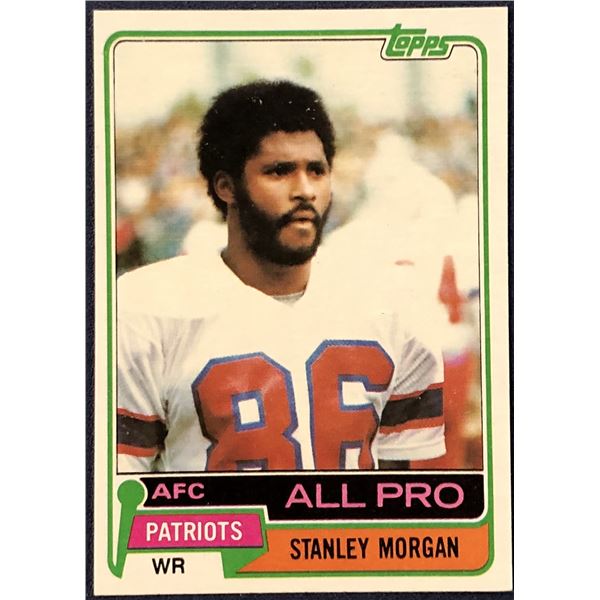 1981 TOPPS NFL FOOTBALL STANLEY MORGAN