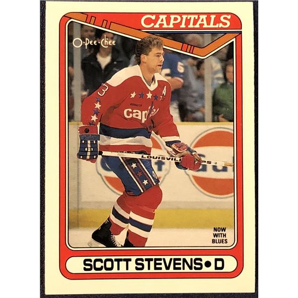 1990-91 O-PEE-CHEE SCOTT STEVENS (HOF)