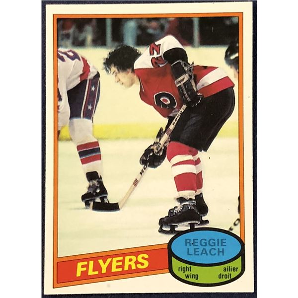 1980-81 O-PEE-CHEE HOCKEY REGGIE LEACH (HOF)