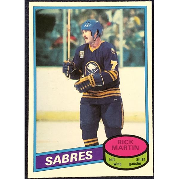 1980-81 O-PEE-CHEE HOCKEY RICK MARTIN (HOF)