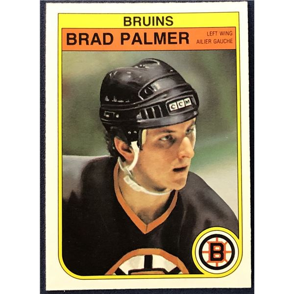 1982-83 O-PEE-CHEE NHL HOCKEY BRAD PALMER ROOKIE CARD