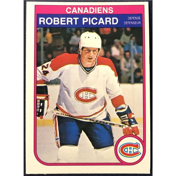 1982-83 O-PEE-CHEE NHL HOCKEY ROBERT PICARD