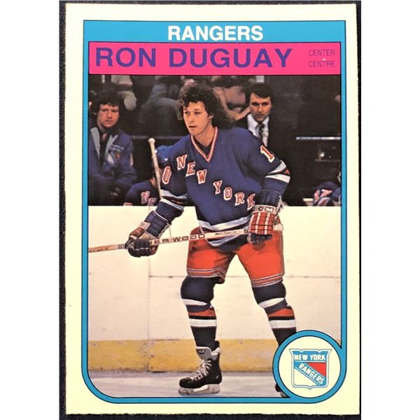 1982-83 O-PEE-CHEE NHL HOCKEY RON DUGUAY