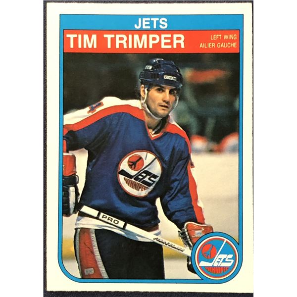 1982-83 O-PEE-CHEE NHL HOCKEY TIM TRIMPER