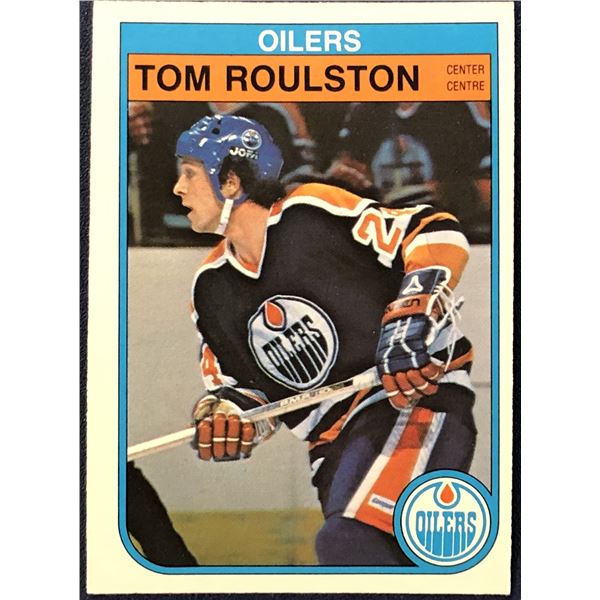 1982-83 O-PEE-CHEE NHL HOCKEY TOM ROULSTON ROOKIE CARD