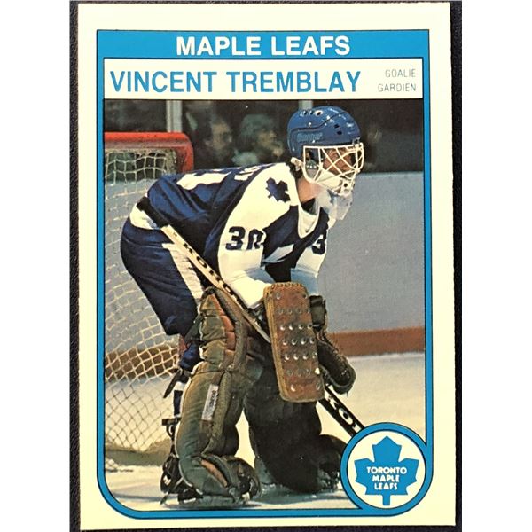 1982-83 O-PEE-CHEE NHL HOCKEY VINCENT TREMBLAY ROOKIE CARD