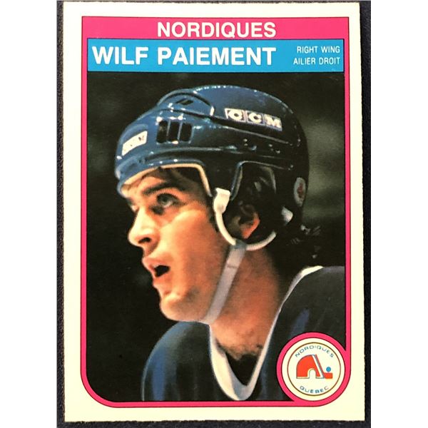 1982-83 O-PEE-CHEE NHL HOCKEY WILF PAIEMENT