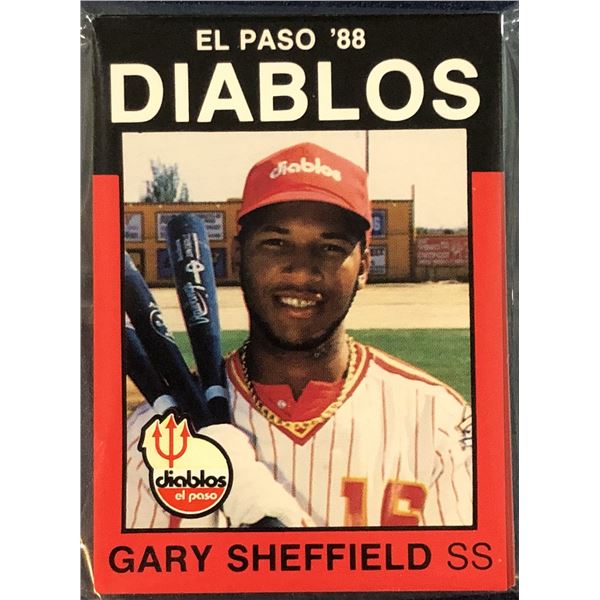 1988 BEST CARDS MiLB TEAM SET EL PASO DIABLOS (GARY SHEFFIELD)