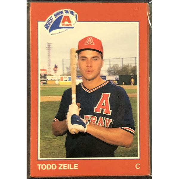 1988 GRAND SLAM CARD CO. MiLB TEAM SET ARKANSAS TRAVELERS (TODD ZEILE)