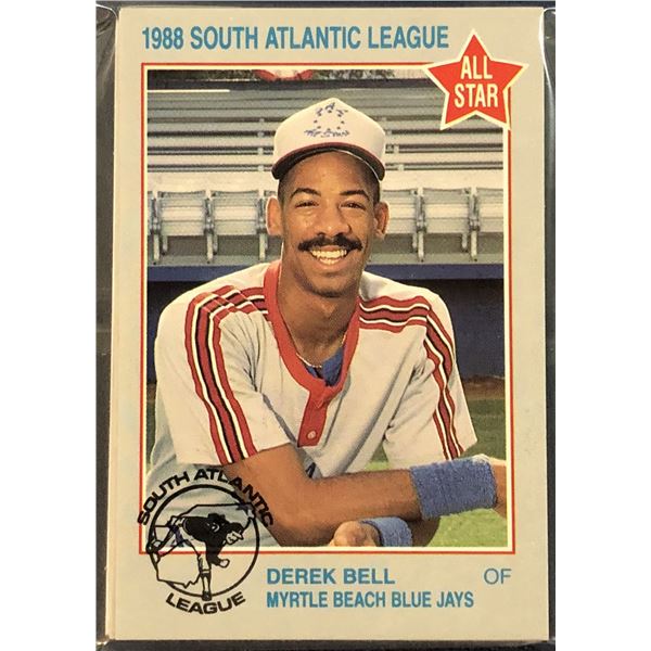 1988 GRAND SLAM CARD CO. MiLB TEAM SET SOUTH ATLANTIC LEAGUE ALL STAR GAME SET (DEREK BELL)