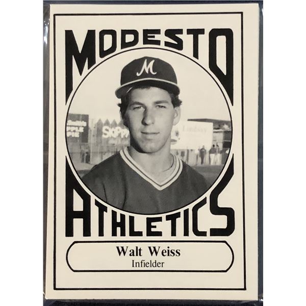1988 MiLB TEAM SET MODESTO ATHLETICS (WALT WEISS)