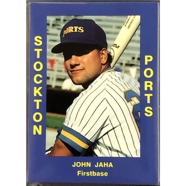 1988 MiLB TEAM SET STOCKTON PORTS (JOHN JAHA)
