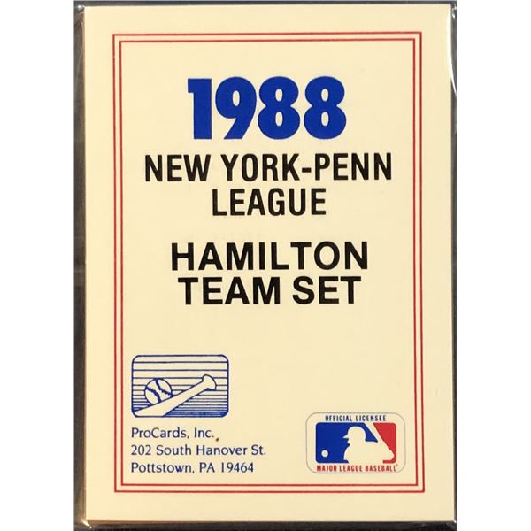 1988 PRO CARDS INC. MiLB TEAM SET HAMILTON REDBIRDS